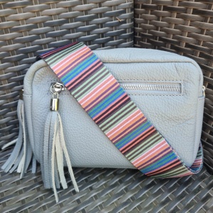 SILVER HARDWARE Bag Strap - Multi Stripe